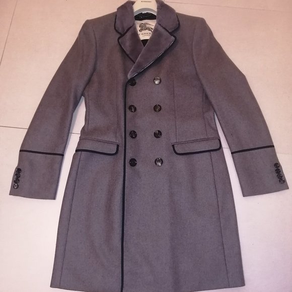 Men's Double Breasted Top Coat - Picture 1 of 3